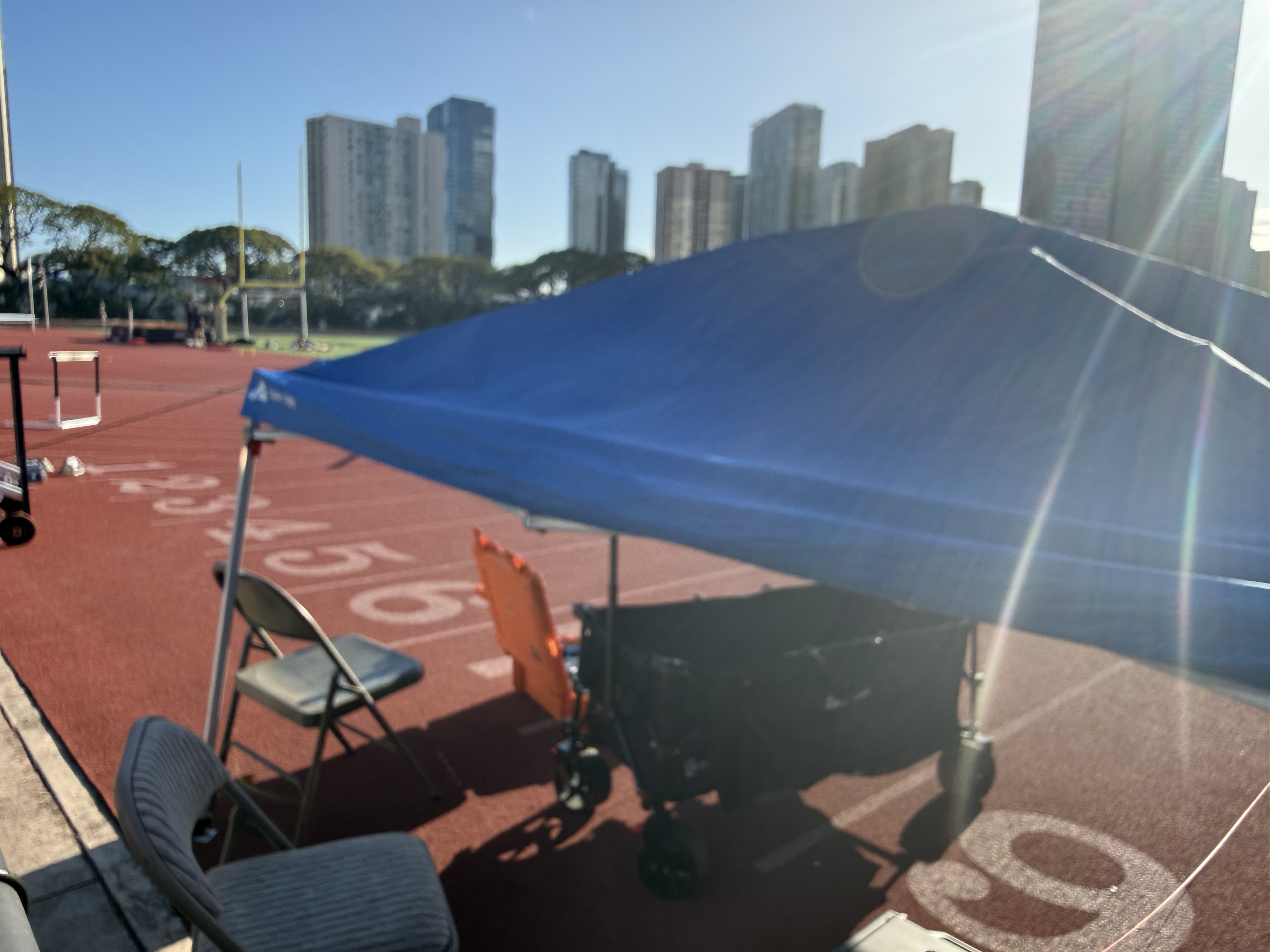 Meet day atmosphere in Honolulu