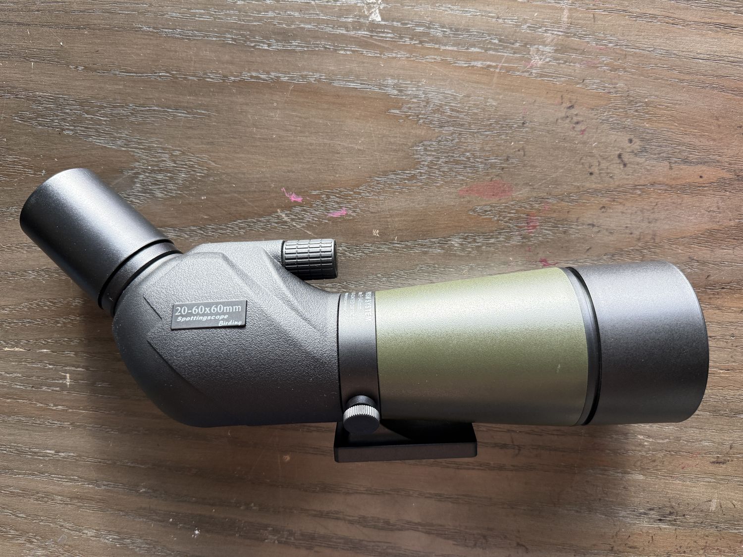 Spotting scope for track meets