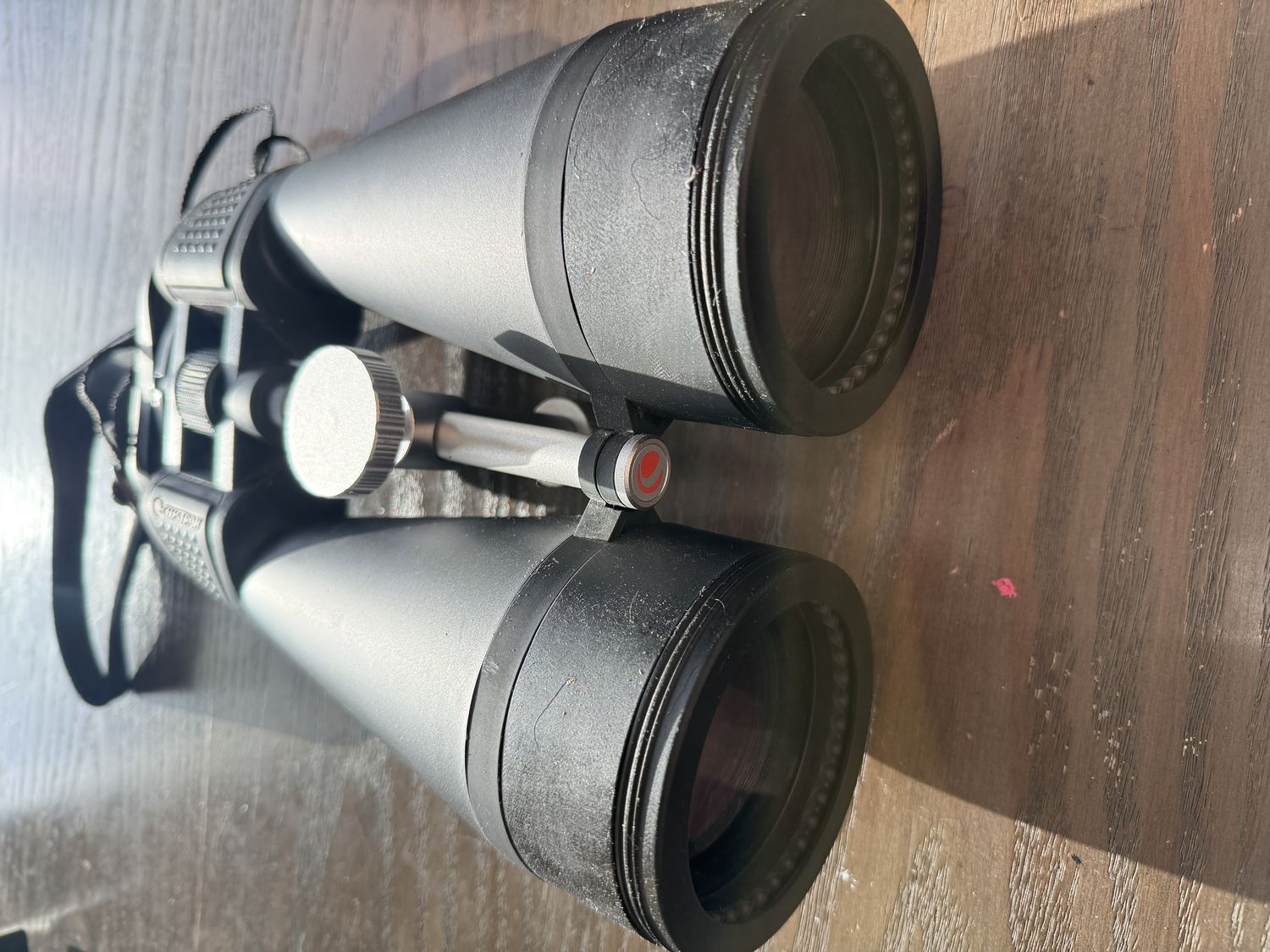 Compact binoculars for track meets